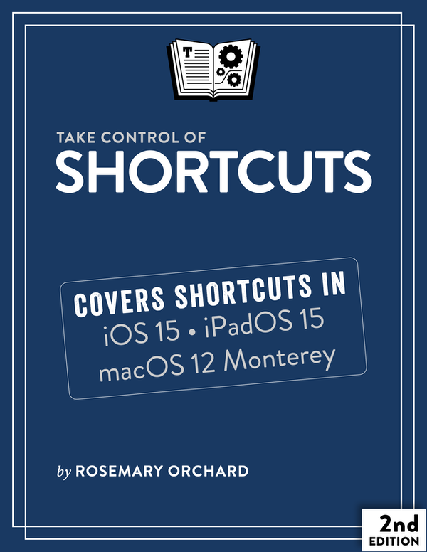 Take Control of Shortcuts Book Artwork